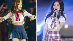 Jennie (BLACKPINK) mặc đồng phục học sinh đẹp như nữ thần khiến fan ngây ngất