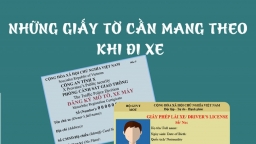 Người dân cần mang những loại giấy tờ gì khi đi ô tô, xe máy?