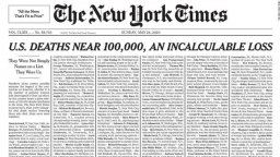 Tin tức y tế thế giới 25/5: Báo New York Times đăng 1.000 tên nạn nhân COVID-19