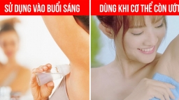 7 sai lầm phổ biến khi dùng lăn khử mùi nhiều người vẫn mắc phải