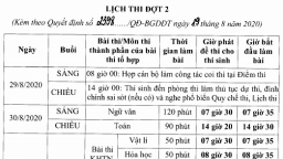 Bộ GD&ĐT dự kiến lịch thi tốt nghiệp THPT 2020 đợt 2 trong 3 ngày từ 29 - 31/8