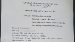 Dạy học 16 năm, nữ giáo viên Hà Tĩnh xin nghỉ việc vì lương không đủ sống