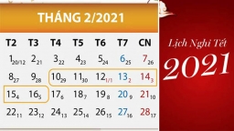 Mùng 1, mùng 2, mùng 3 Tết Nguyên đán Tân Sửu 2021 là ngày mấy dương lịch?