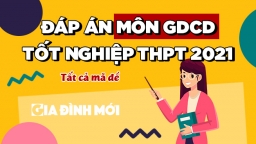 Gợi ý đáp án môn Giáo dục công dân tốt nghiệp THPT 2021 tất cả 24 mã đề