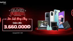 Smartphone, Đồ công nghệ - Gia dụng... tại Viettel Store ưu đãi lớn dịp Black Friday