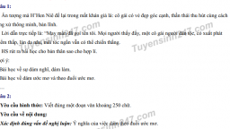 Gợi ý đáp án Ngữ văn vào lớp 10 tỉnh Hà Nam năm 2022 đầy đủ, chi tiết nhất