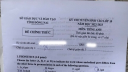 Đề thi môn Tiếng Anh thi vào lớp 10 tỉnh Đồng Nai năm 2022 nhanh nhất, đầy đủ nhất