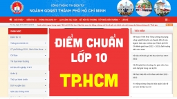 Điểm chuẩn vào lớp 10 chuyên TP.HCM năm 2022 mới nhất, chính xác nhất