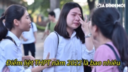 Điểm liệt tốt nghiệp THPT 2022 là bao nhiêu?