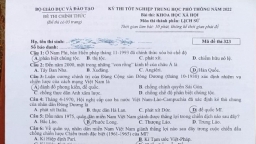 Đề thi các môn thuộc tổ hợp Khoa học xã hội: Tuân thủ đúng cấu trúc nội dung như Bộ GD&ĐT công bố