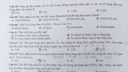 Đề thi các môn Tổ hợp Tự nhiên có độ phân hóa đảm bảo mục tiêu xét tuyển đại học