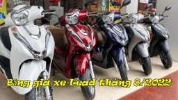 Bảng giá xe Lead 2022 mới nhất tháng 8/2022