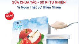 Ra mắt sản phẩm TH true YOGURT mới: Sữa chua Táo – Sơ Ri Tự Nhiên