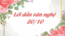 Lời dẫn chương trình văn nghệ ngày Phụ nữ Việt Nam 20/10 hay nhất