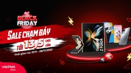 Viettel Store “Sale chạm đáy” – Ưu đãi tới 13,5 triệu đồng trong dịp Black Friday