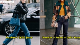 9 cách phối đồ mùa đông với quần jeans sang chảnh và thời thượng