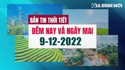 Bản tin thời tiết đêm nay và ngày mai 9/12/2022