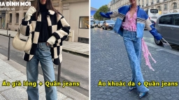 8 xu hướng phối đồ mùa đông với quần jeans thời trang và ấn tượng nhất