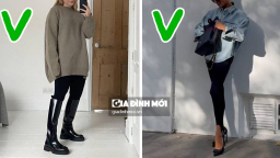 5 trang phục phối với quần legging cực sành điệu và sang chảnh