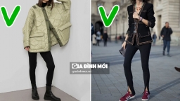 5 trang phục sành điệu và thoải mái để phối với quần legging đen