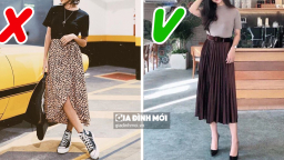 3 kiểu giày chị em không nên phối với chân váy midi
