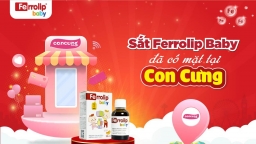 Tin vui cho mẹ: Sắt Ferrolip Baby đã có mặt tại Con Cưng