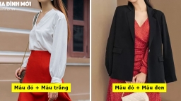 7 màu sắc phối với màu đỏ đẹp và quyền lực nhất giúp nàng nổi bật giữa đám đông