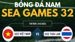 Trực tiếp bóng đá U22 Việt Nam vs U22 Thái Lan SEA Games 32 ngày 11/5