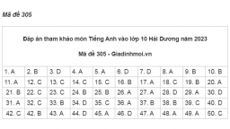 Gợi ý đáp án môn Tiếng Anh vào lớp 10 Hải Dương năm 2023 tất cả mã đề