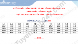 Đề Toán tuyển sinh lớp 10 Yên Bái năm 2023 các mã đề có đáp án