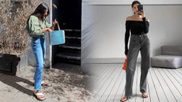 Dép tông giờ đã thành món đồ sành điệu: 5 cách phối quần jeans với dép tông như fashionista