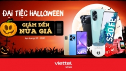 Viettel Store giảm đến 50% cho smartphone, đồ công nghệ - gia dụng trong dịp Halloween