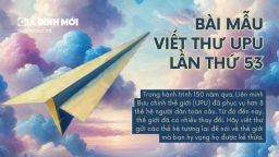 Bài mẫu viết thư UPU lần thứ 53 năm 2024 gửi các thế hệ tương lai ngắn gọn nhất