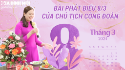 Bài phát biểu 8/3/2024 của chủ tịch công đoàn hay, ý nghĩa