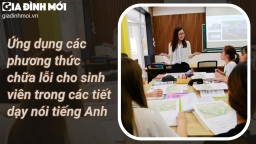 Ứng dụng các phương thức chữa lỗi cho sinh viên trong các tiết dạy nói tiếng Anh