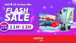 Hôm nay, 11h-13h vô tư “săn” smartphone, đồ công nghệ trên website Viettel Store