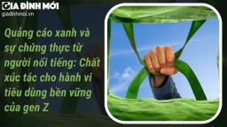 Quảng cáo xanh và sự chứng thực từ người nổi tiếng: Chất xúc tác cho hành vi tiêu dùng bền vững của gen Z