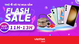 11h-13h hôm nay – Săn Sale Bất Chấp cùng Viettel Store