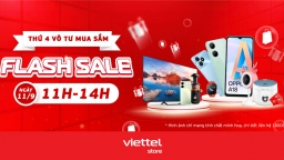 Săn Flash Sale “Siêu Sốc” giá chạm đáy tại Viettel Store 11h-14h hôm nay