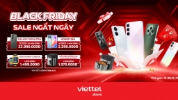 Black Friday 2024 tại Viettel Store: Sale ngất ngây, mua sắm thả ga