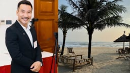 Diễn viên Bá Cường tận hưởng kỳ nghỉ không ồn ào tại vùng biển vắng Quảng Nam