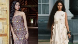 H'Hen Niê thay đổi hoàn toàn gu thời trang khi mang thai con đầu lòng