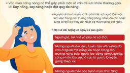 Cần làm gì để tránh sốc nhiệt và đột quỵ trong mùa nắng nóng?