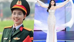 Chân dung Trần Ngọc Châu Anh – Thiếu úy dự thi Hoa hậu Việt Nam 2024