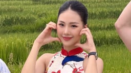 Bùi Quỳnh Hoa hóa nàng thơ khi lần đầu làm khách mời của 'Về quê làm giàu' tại Thanh Hóa