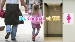 Khi con gái nhỏ tuổi cần đi vệ sinh, bố nên dẫn vào nhà vệ sinh nam hay vệ sinh nữ?