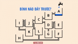 Câu đố khiến cư dân mạng tranh cãi: Bình nào đầy trước?