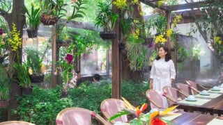 Khu vườn Ngon đẹp nao lòng khiến thực khách mê mẩn 