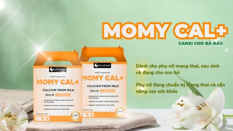 Canxi cho bà bầu Momy Cal+ tinh chất canxi tự nhiên từ sữa