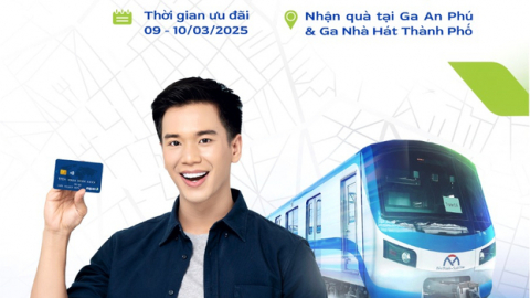 Chủ thẻ NAPAS đi Metro 